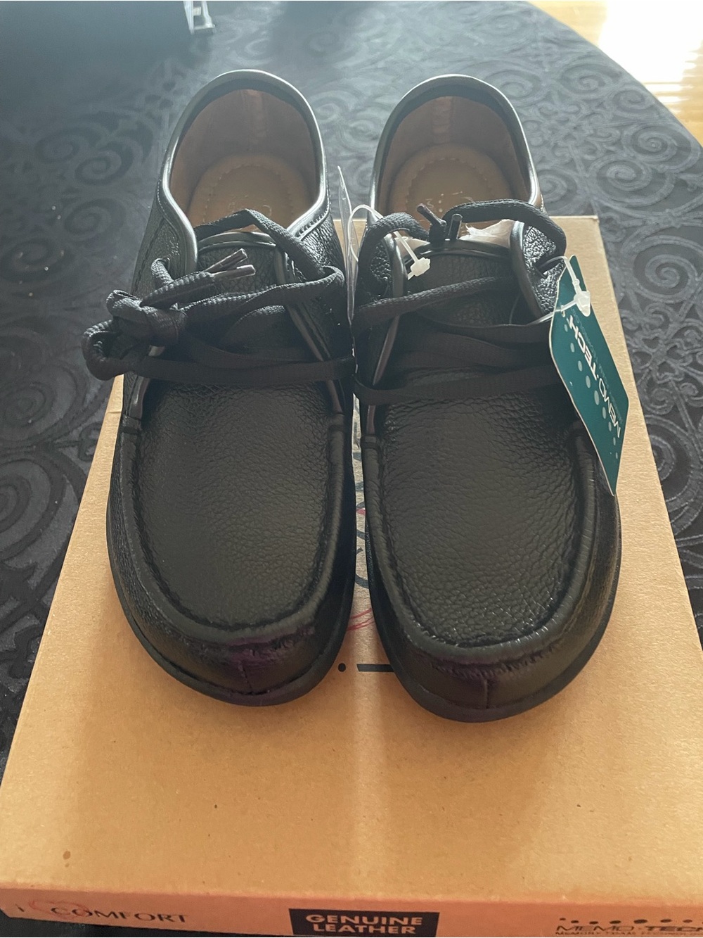 Bakers Boys Black Dress Lace-Up Shoes